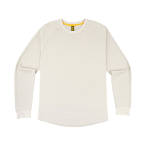 Marsh Wear Men's Surfside Waffle Knit Long Sleeve Shirt Pelican Heather Medium