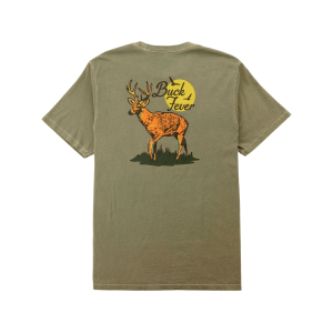 Marsh Wear Men's Buck Fever Short Sleeve T Shirt Vintage Moss Large