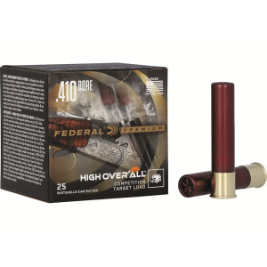 Federal Premium High Over All 410 Ammo 2-1/2" #8 Lead Shot 1/2 oz 1200fps Case of 250 (10 Boxes of 25) - Federal Premium
