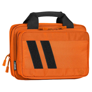 Savior Equipment Specialist Low Profile Double Pistol Case 13" Polyester Hunter Orange