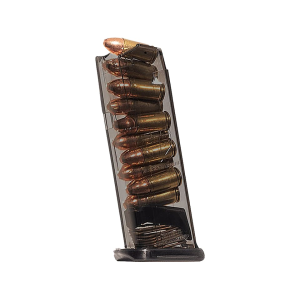 ETS Magazine for Glock 43X, 48 9mm 10-Round Polymer Carbon Smoke