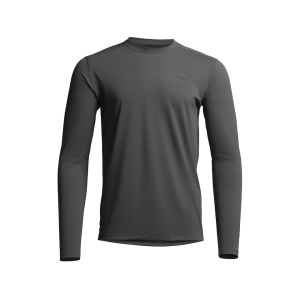 Sitka Gear Men's Radiant Long Sleeve Crew Neck Shirt Shadow XL