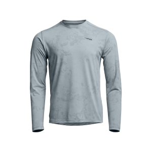 Sitka Gear Men's Radiant Long Sleeve Crew Neck Shirt Bluestone Camo Medium