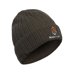 Scent-Lok Mens Cabon Alloy Knit Cuff Beanie Green - Scent-Lok
