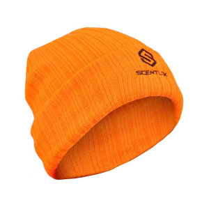Scent-Lok Mens Cabon Alloy Knit Cuff Beanie Orange - Scent-Lok