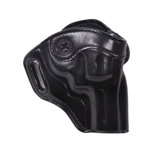 Galco Masterbilt Revenger OWB Holster Right Hand Colt Python, Ruger GP100, Smith & Wesson L-Frame 3" Leather Black - Galco