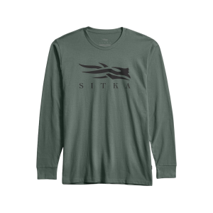 Sitka Gear Men's Icon Long Sleeve T Shirt Slate Green Large