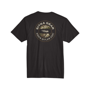 Sitka Gear Men's Hidden Optifade T Shirt Black Subalpine Medium