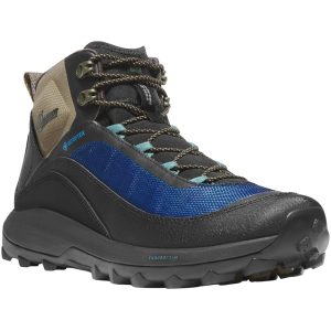 Danner N45 Mid GTX 4.5" Hiking Boots Leather Jet Black/Imperial Blue Men's 9.5 D