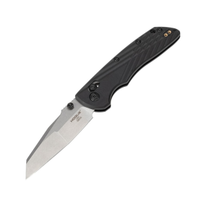 Hogue Deka Pocket Knife 3.25" Modified Wharncliffe CPM MagnaCut Stainless Blade Polymer Handle Black