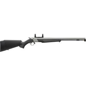 CVA Wolf V2 50 Caliber Muzzleloading Rifle 24" Stainless Steel Barrel Black Stock with Scope Mount