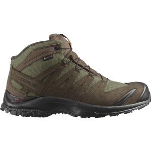 Salomon XA Tracker GTX Hiking Boots Leather Earth Brown/Olive Night/Black Men's 11.5 D