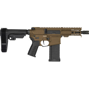 CMMG Banshee Mk4 5.7x28mm FN Pistol 5" Threaded Barrel 32+1 Round Midnight Bronze Pistol Brace