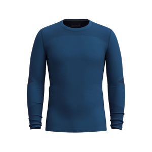 Smartwool Men's Intraknit Thermal Long Sleeve Base Layer Shirt Nightfall Blue Medium