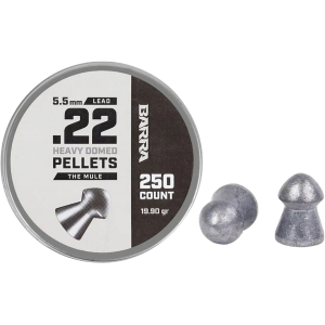 Barra Mule Air Gun Pellets 22 Caliber 19.9 Grain Heavy Dome Tin of 250