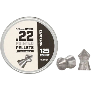 Barra Arlo Air Gun Pellets 22 Caliber 19.59 Grain Pointed Tin of 125