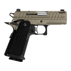 Live Free Armory Apollo 11 9mm Luger Pistol 3.5" Barrel 17+1 Round Flat Dark Earth Slide Black Grip Flat Dark Earth Frame