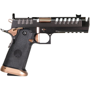 Watchtower Firearms Apache DS 1911 9mm Luger Pistol 4.6" Threaded Barrel 21+1 Round Graphite Slide Black Grip Copper Frame