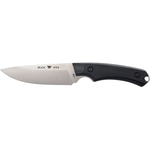 Buck Knives 663 Alpha Guide Elite Fixed Blade Knife 4.375" Drop Point CPM MagnaCut Satin Blade G-10 Handle Black