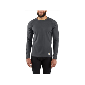 Carhartt Men's Force Midweight Waffle Long Sleeve Base Layer Shirt Shadow Large