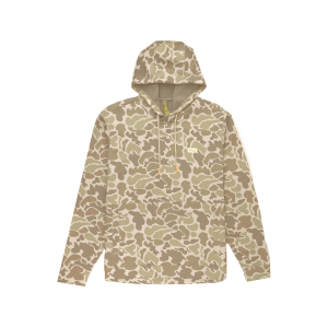 Marsh Wear Men's Nor'Easter Hoodie Khaki Mallard Camo Large