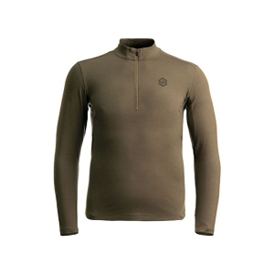 Scent-Lok Men's Merino 250 Quarter Zip Base Layer Shirt Canopy Large - Scent-Lok