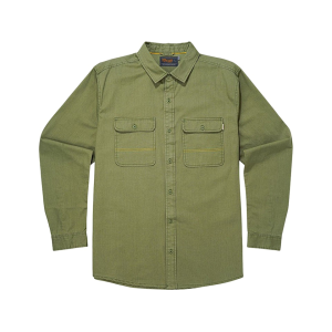 Marsh Wear Men's South End Long Sleeve Shirt Light Olive Large