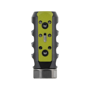 MDT Comp 4 Port Muzzle Brake 30 Caliber 5/8"-24 Thread Steel Nitride Green
