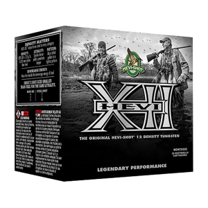 Hevi-Shot Hevi-XII Waterfowl 12 Gauge Ammo 3" #6 Tungsten Shot 1-1/4 oz Case of 250 (10 Boxes of 25) - Hevi-Shot