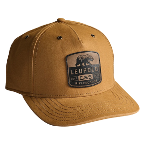 Leupold Men's Brushed Canvas Bear Trucker Hat Wheat One Size Fits Most
