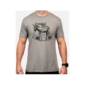 Magpul Men's Burro CVC Short Sleeve Crew Neck T Shirt Stone Gray Heather Medium