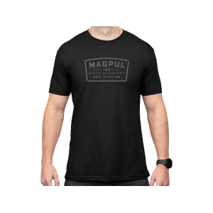 Magpul Men's Go Bang Parts Patch CVC Short Sleeve Crew Neck T Shirt Black Large