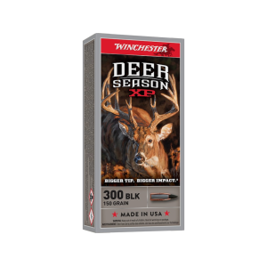 Winchester Deer Season XP 300 AAC Blackout Ammo 150 Grain Winchester Extreme Point Polymer Tip Box of 20