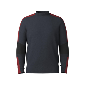 Smartwool Men's Alpine Long Sleeve Shirt Deep Navy Large