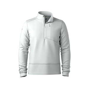 Smartwool Men's Active Fleece Wind Quarter Zip Shirt Storm Gray Medium