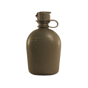 Military Surplus 1-Quart Canteen Polymer Grade 2 Olive Drab
