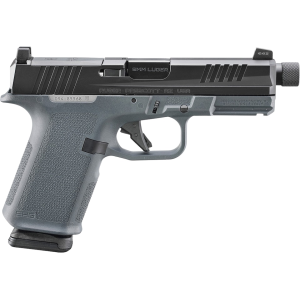 Ruger RXM 9mm Luger Pistol 4" Threaded Barrel 15+1 Round Nitride Slide Stealth Gray Grip Stealth Gray Frame