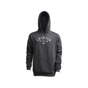Leupold Men's Distressed Badge Hoodie Gunmetal XL