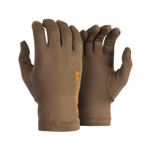 First Lite Men's Aerowool Liner Gloves Dry Earth XL