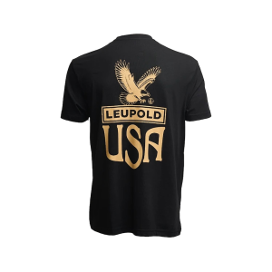 Leupold Men's Eagle Badge Short Sleeve T Shirt Black Medium