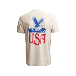 Leupold Men's Eagle Badge Short Sleeve T Shirt Sand Large