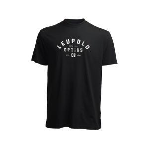 Leupold Men's Distressed Badge Short Sleeve T Shirt Black XL
