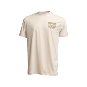 Leupold Men's Riflescopes Badge Short Sleeve T Shirt Sand Large