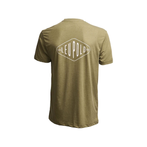 Leupold Men's Diamond Badge Short Sleeve T Shirt Light Olive Medium