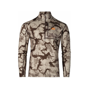First Lite Men's Furnace Quarter Zip Base Layer Shirt First Lite Cerca Medium