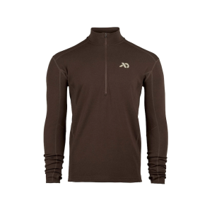 First Lite Men's Kiln Quarter Zip Base Layer Shirt Terra XL