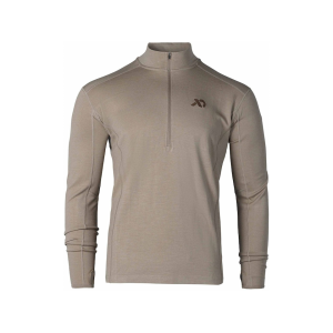 First Lite Men's Kiln Quarter Zip Base Layer Shirt Walnut Medium