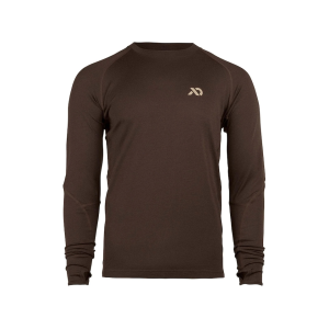 First Lite Men's Wick Long Sleeve Base Layer Shirt Terra 2XL