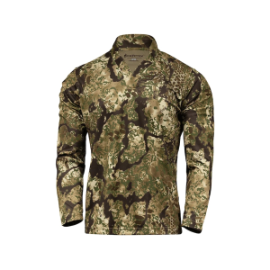 Kryptek Men's Dallol Long Sleeve Rugby Shirt Obskura Transitional Medium