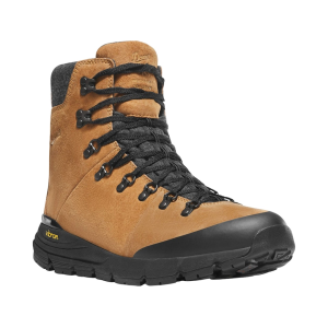 Danner Arctic 600 Side Zip 7" 200 Gram Insulated Hiking Boots Leather Bone Brown/Jet Black Men's 9.5 D